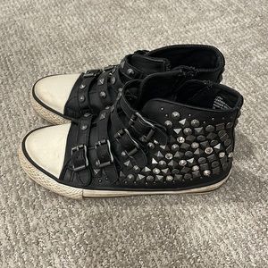 Ash Girls leather fashion sneakers size 33